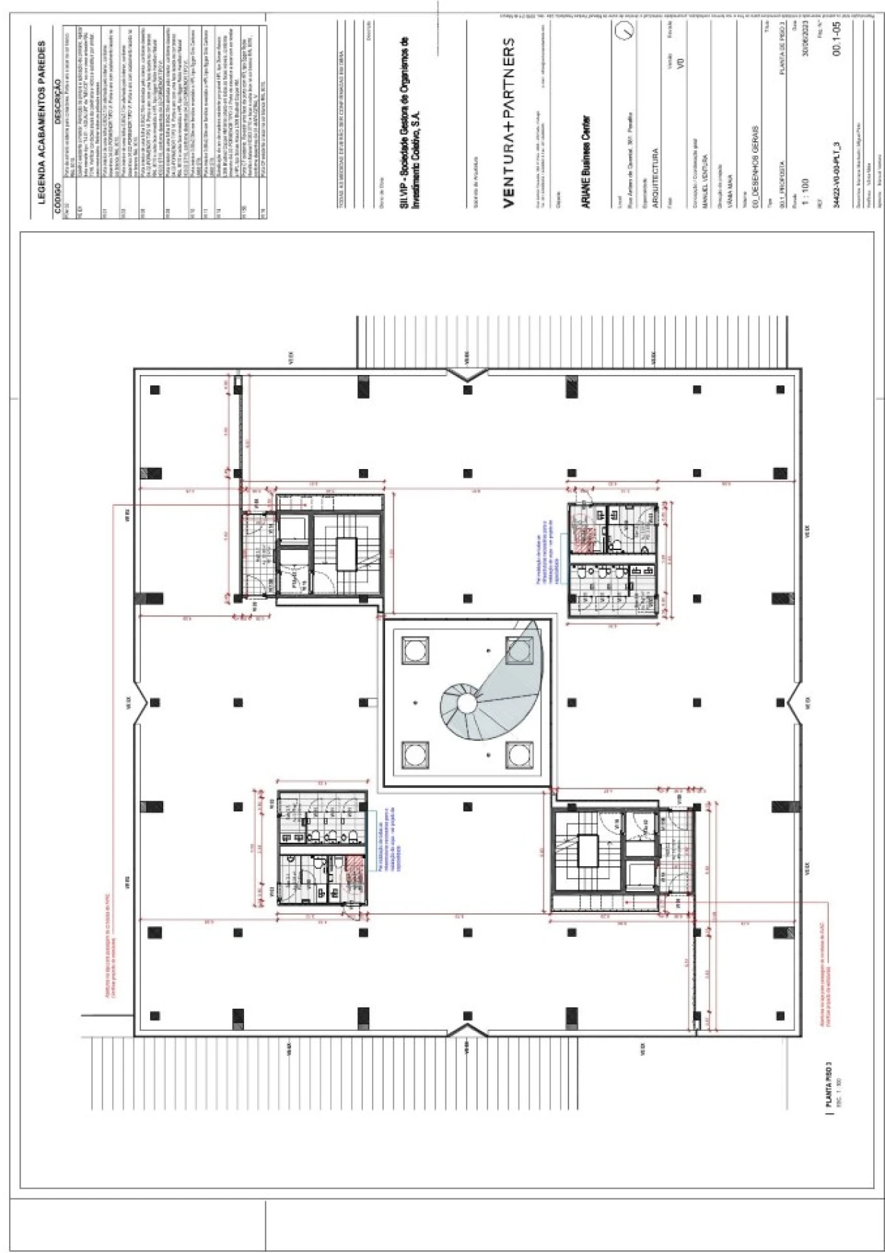 Escritório para Arrendamento em Perafita, Lavra e Santa Cruz do Bispo Planta 3