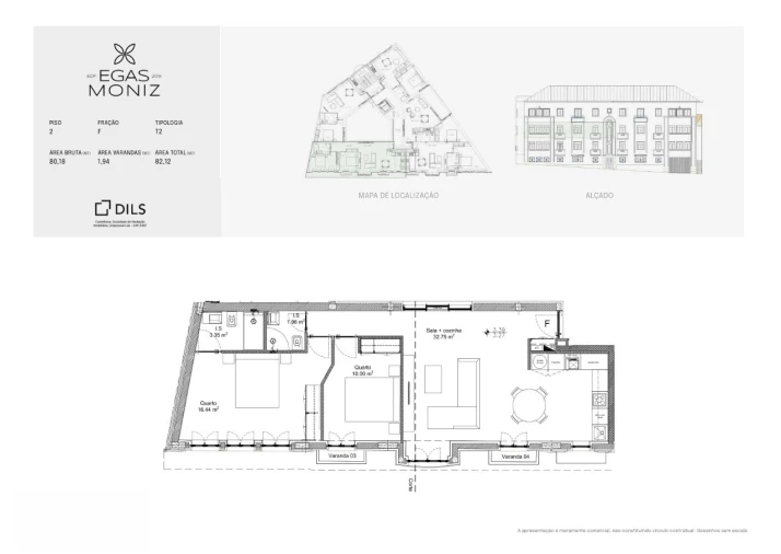 Apartamento T2 para Venda em Cedofeita, Santo Ildefonso, Sé, Miragaia, São Nicolau e Vitória Planta 1