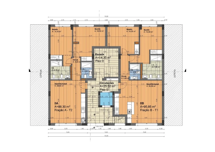 Apartamento T2 para Venda em Montijo e Afonsoeiro Planta 1