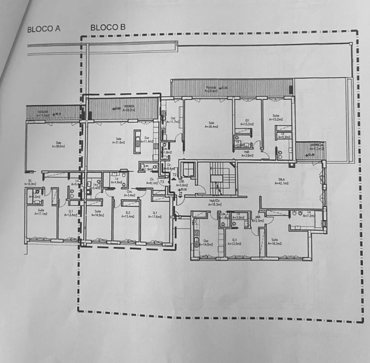 Apartamento T3 para Arrendamento em Alcabideche Planta 2