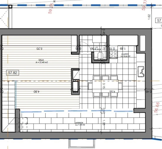 Apartamento T3 para Venda em Cascais e Estoril Planta 2