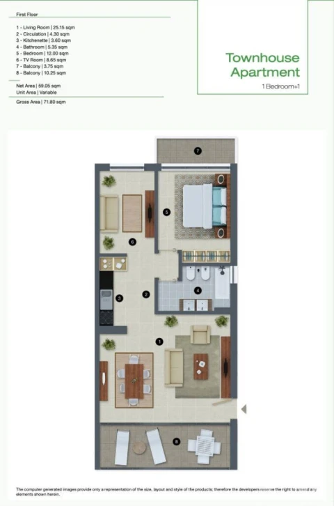 Apartamento T2 para Venda em Quinta do Anjo