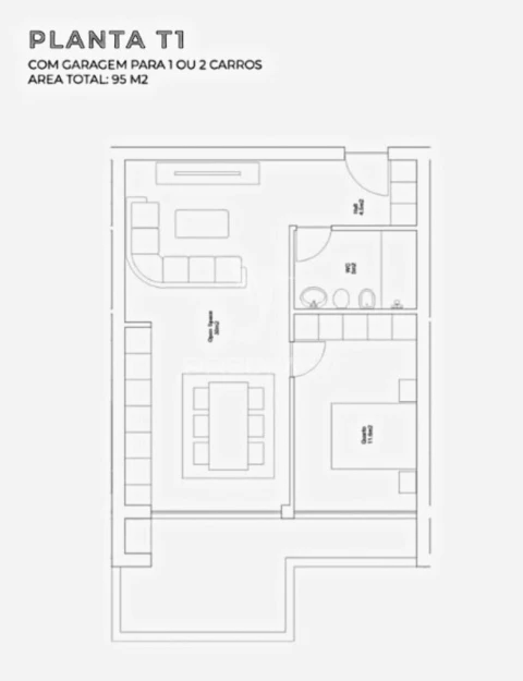 Apartamento T1 para Venda em Valongo