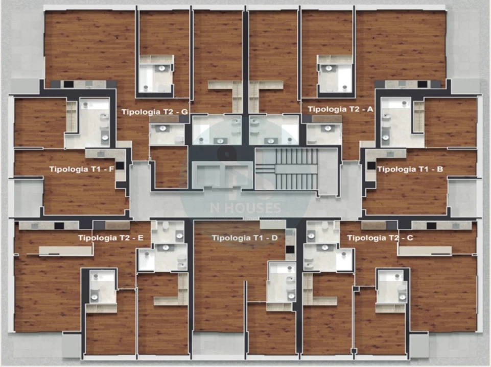 Apartamento T1 para Venda em Braga (Maximinos, Sé e Cividade) Foto 20