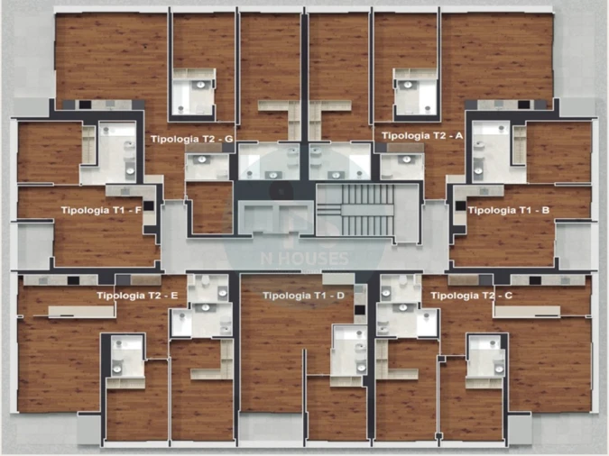 Apartamento T1 para Venda em Braga (Maximinos, Sé e Cividade) Foto 20