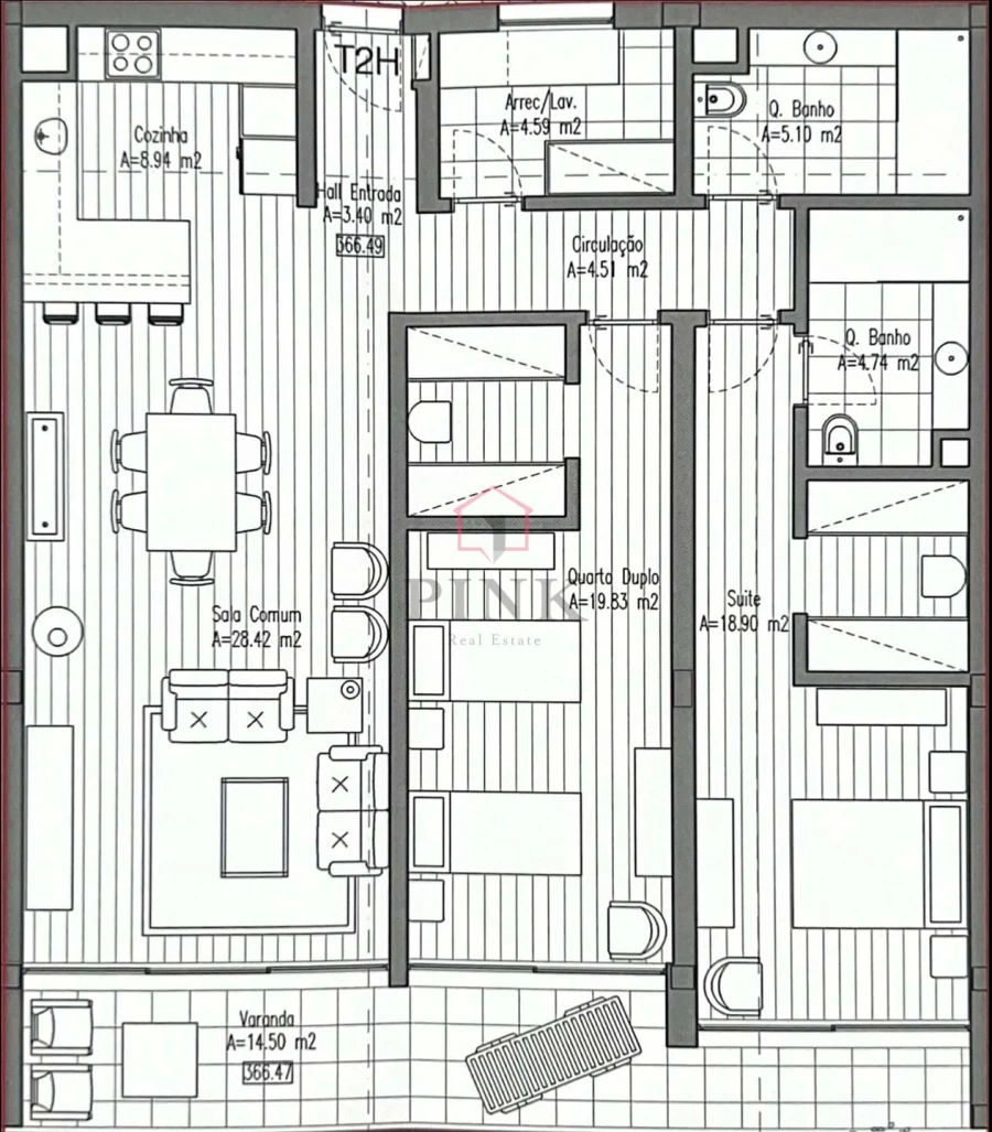 Apartamento T2 para Venda em Estreito de Camara de Lobos Foto 26