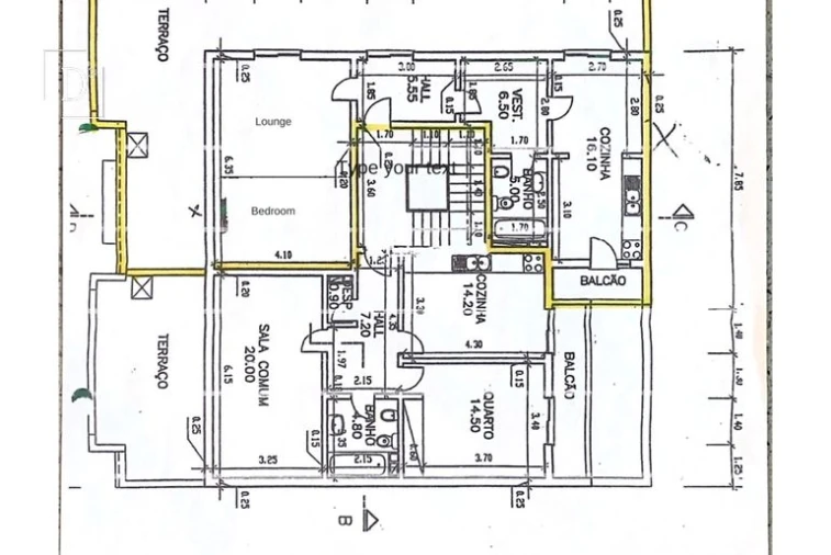 Apartamento T1 para Venda em Olhão Planta 1