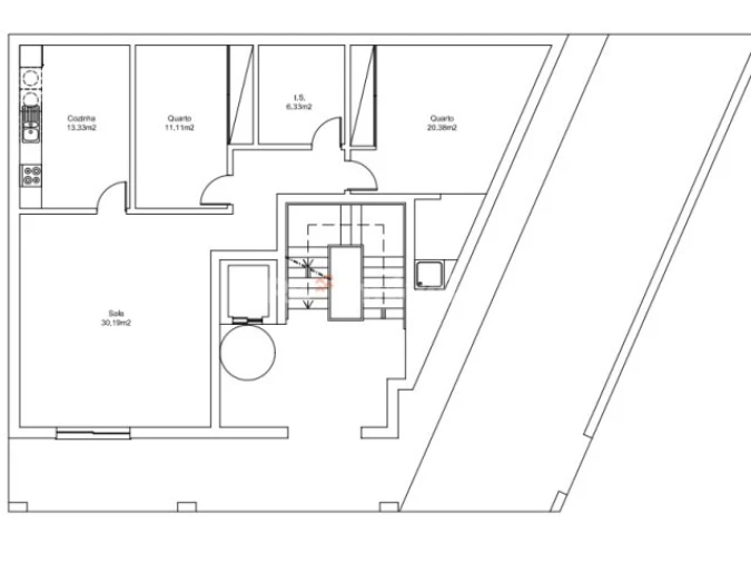 Terreno P/ Prédio para Venda em São João Baptista Planta 1