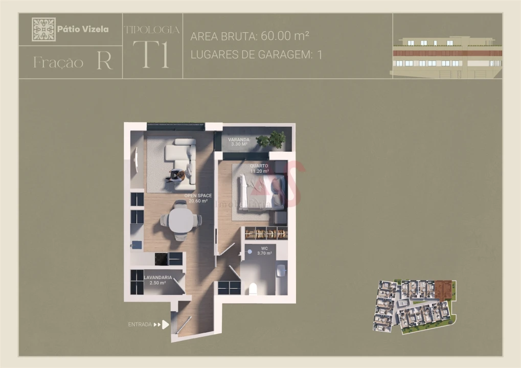 Apartamento T1 para Venda em Caldas de Vizela (São Miguel e São João) Foto 25