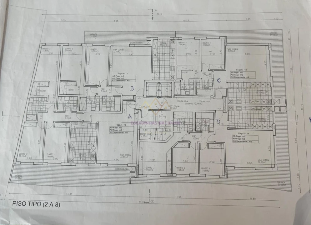 Apartamento T4 para Venda em Odivelas Planta 2