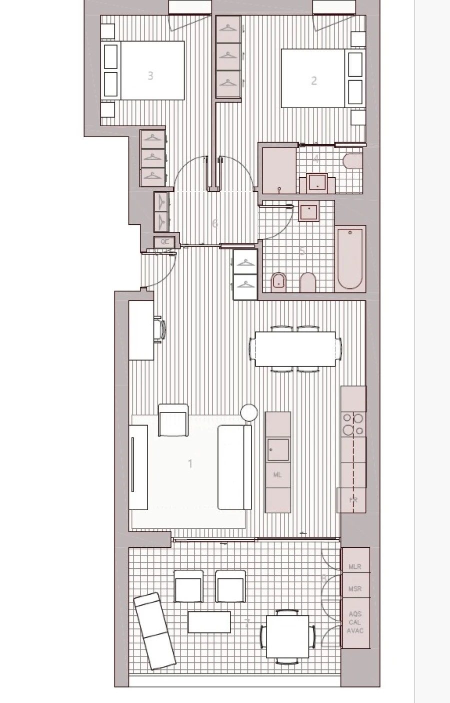 Apartamento T2 para Venda em Ramalde Planta 1