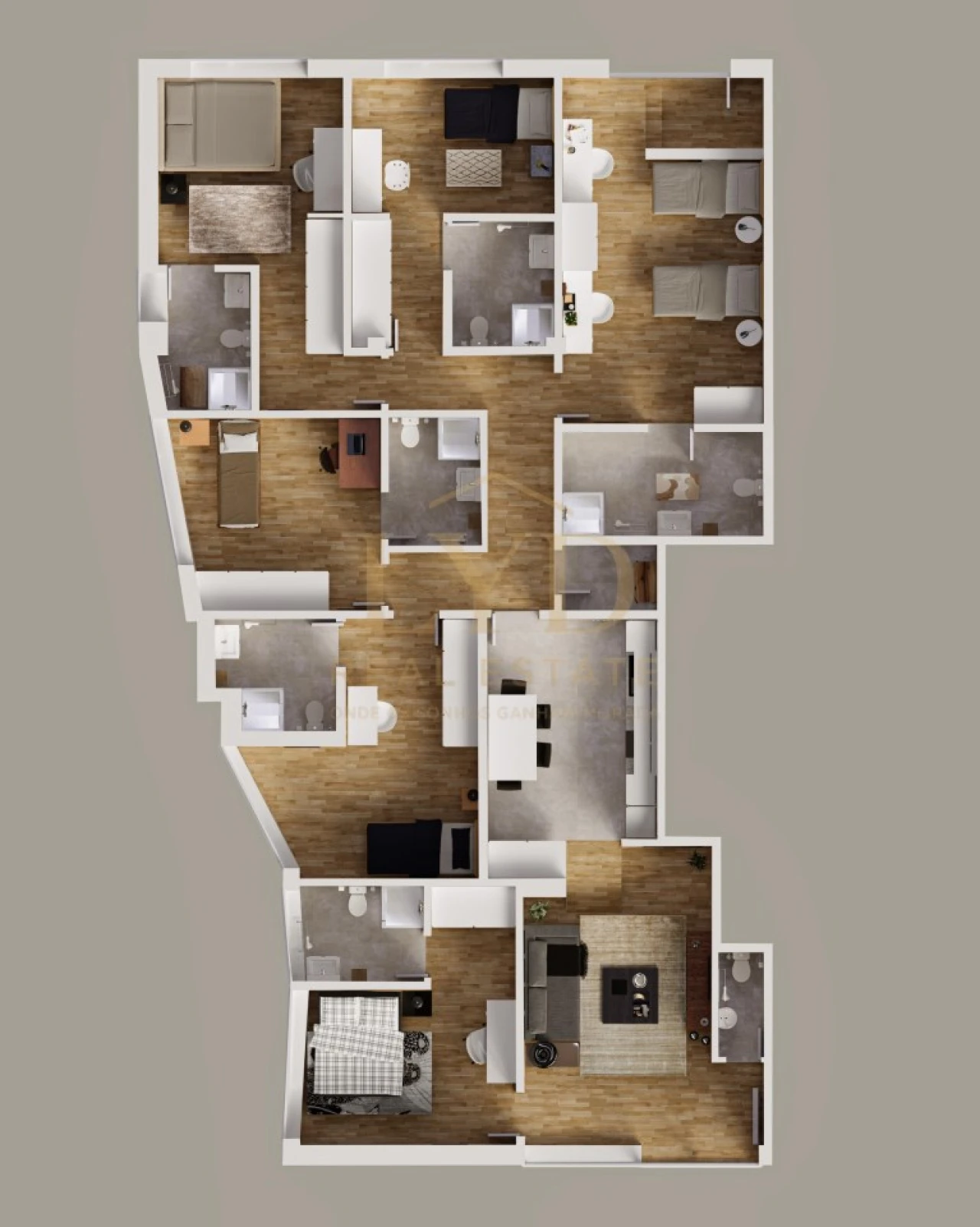 Apartamento T6 para Venda em Gandra Foto 1