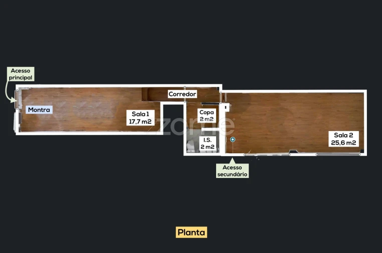 Negócio para Arrendamento em Rio Tinto Planta 1