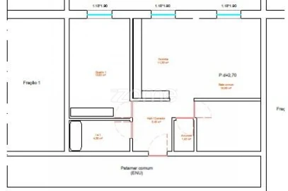 Apartamento T2 para Arrendamento em Braga (Maximinos, Sé e Cividade)