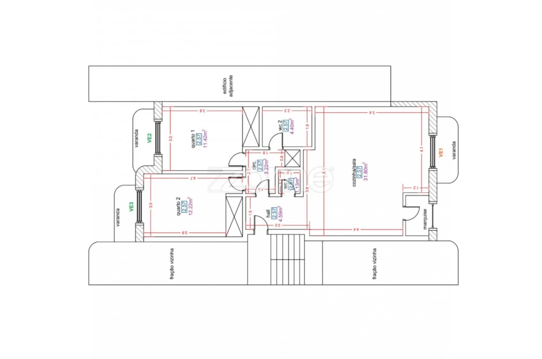 Apartamento T2 para Venda em Moreira Foto 21