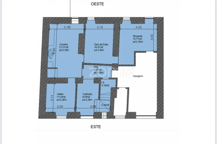 Moradia T6 para Venda em Lumiar Planta 1