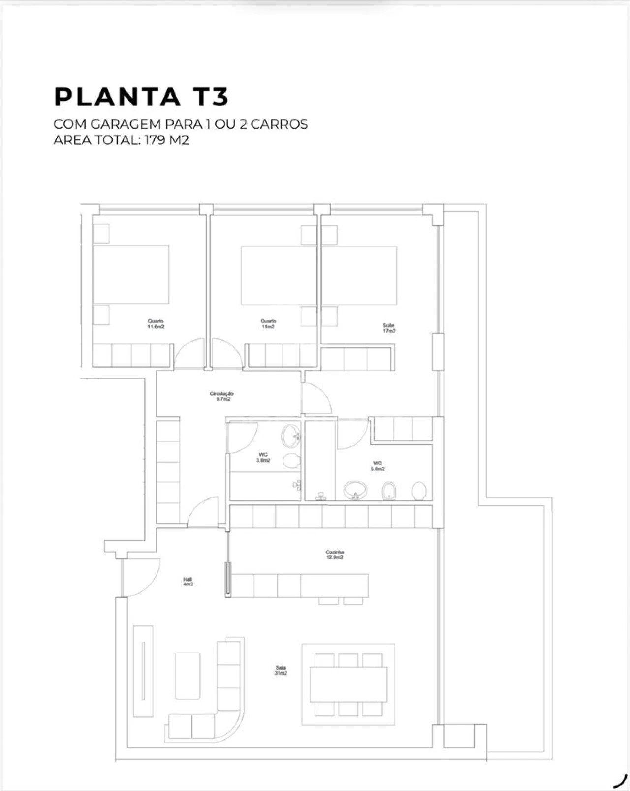 Apartamento T3 para Venda em Valongo Foto 12