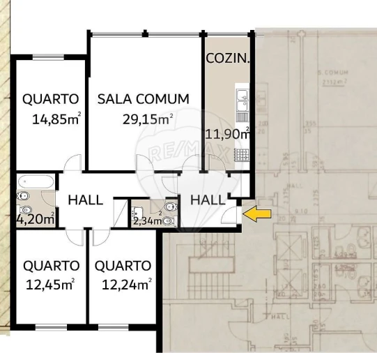 Apartamento T3 para Venda em Algés, Linda-A-Velha e Cruz Quebrada-Dafundo Foto 22