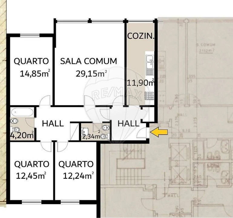 Apartamento T3 para Venda em Algés, Linda-A-Velha e Cruz Quebrada-Dafundo Foto 22