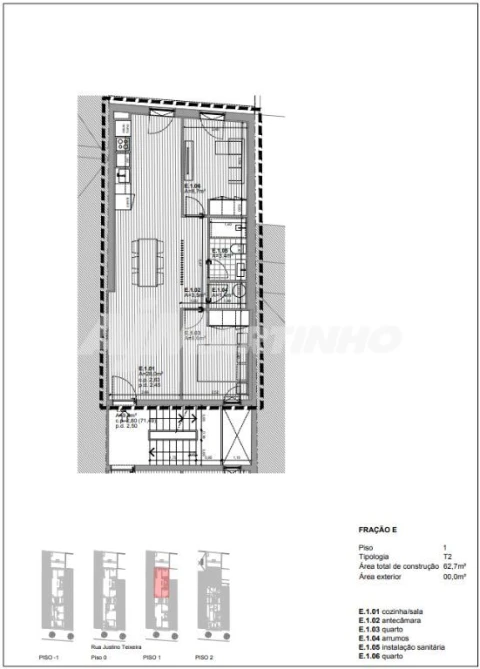 Apartamento T2 para Arrendamento em Campanhã