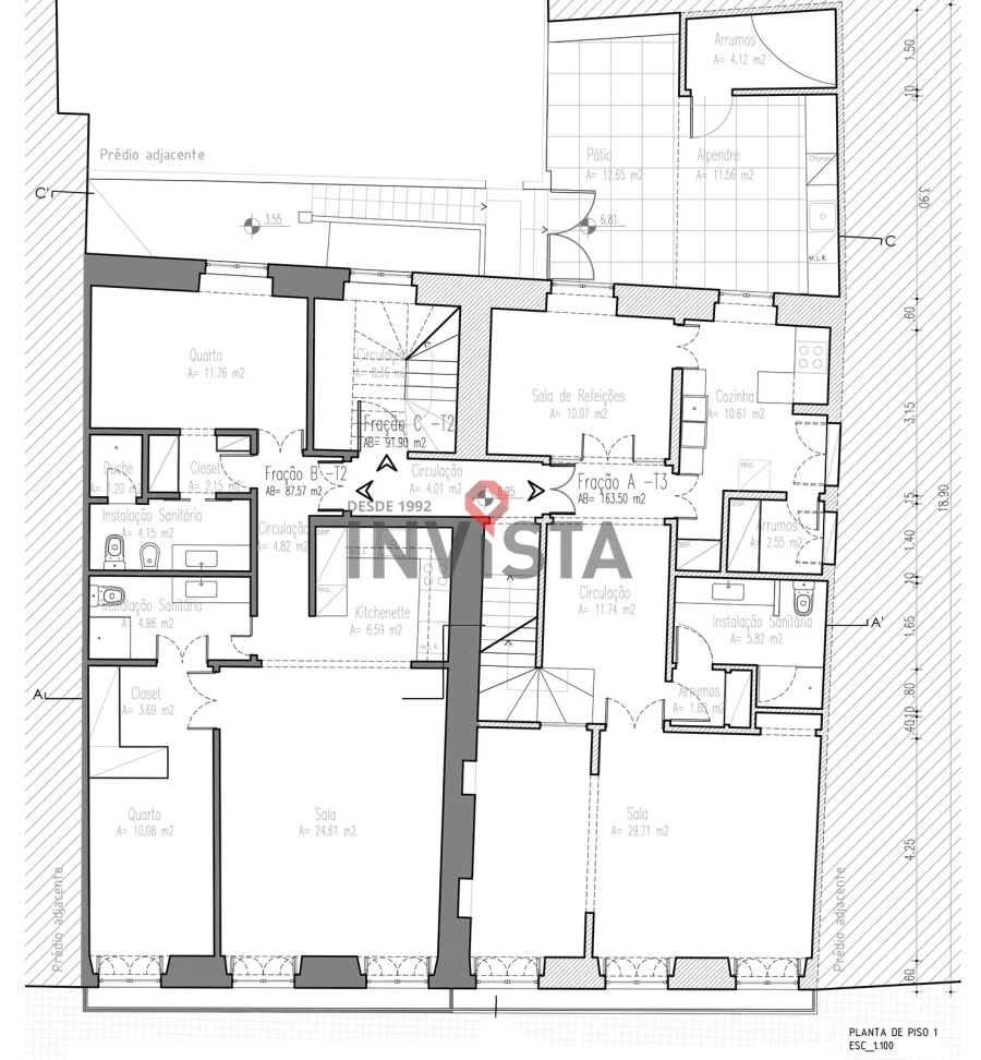 Apartamento T2 para Venda em Vila Franca de Xira Planta 1