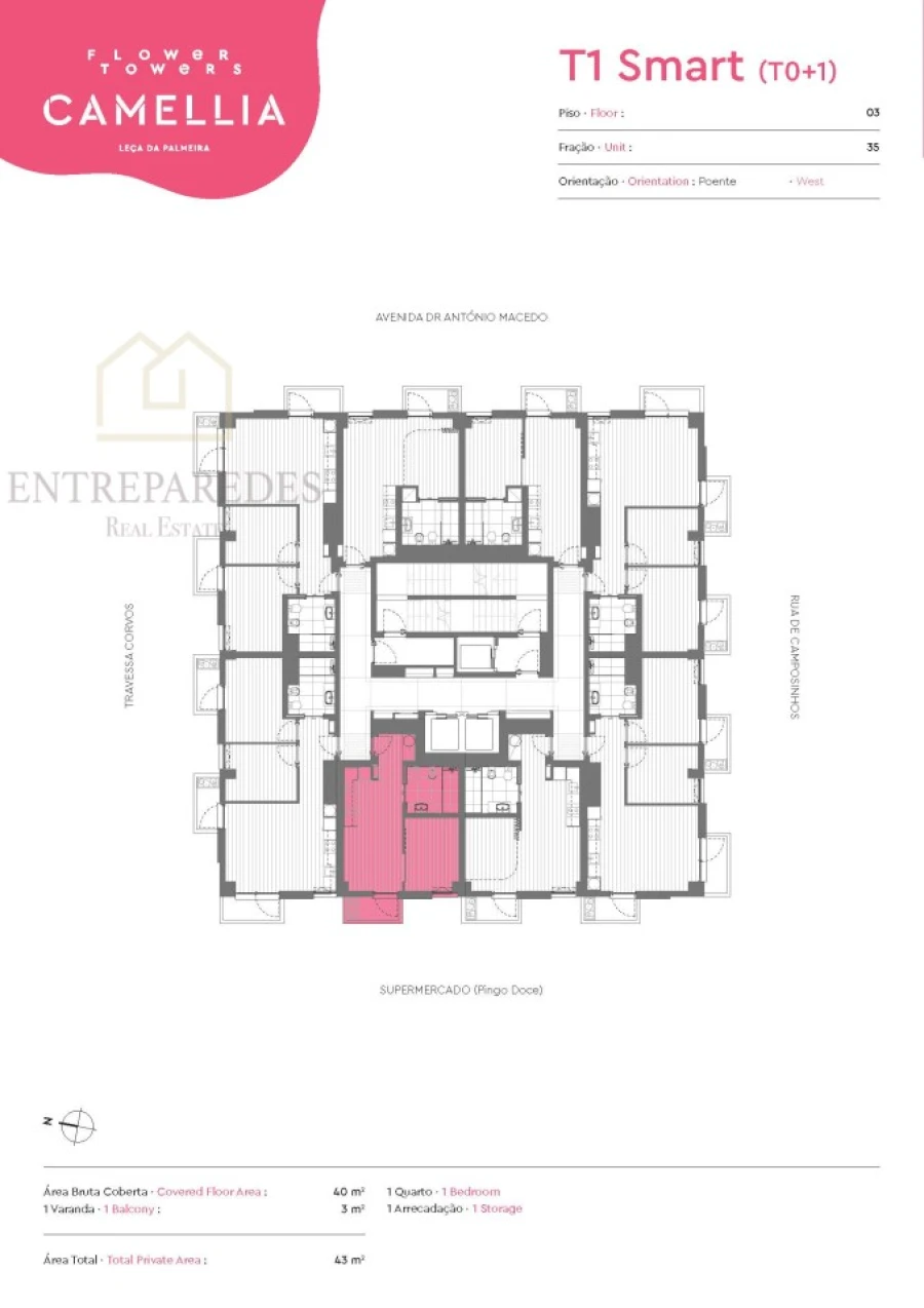 Apartamento T1 para Venda em Matosinhos e Leça da Palmeira Foto 27