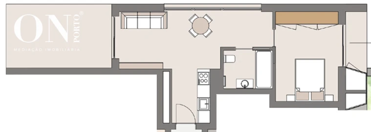 Apartamento T1 para Venda em Santo Antonio dos Olivais