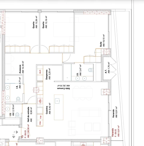 Apartamento T3 para Venda em Ramalde