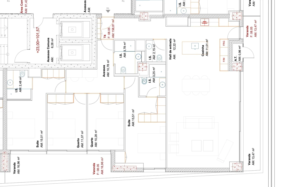 Apartamento T4 para Venda em Ramalde Foto 11
