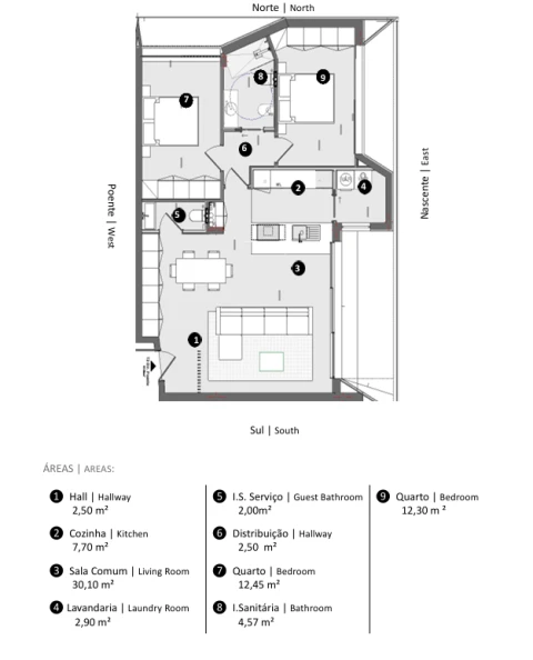Apartamento T2 para Venda em Santa Maria Maior e Monserrate e Meadela
