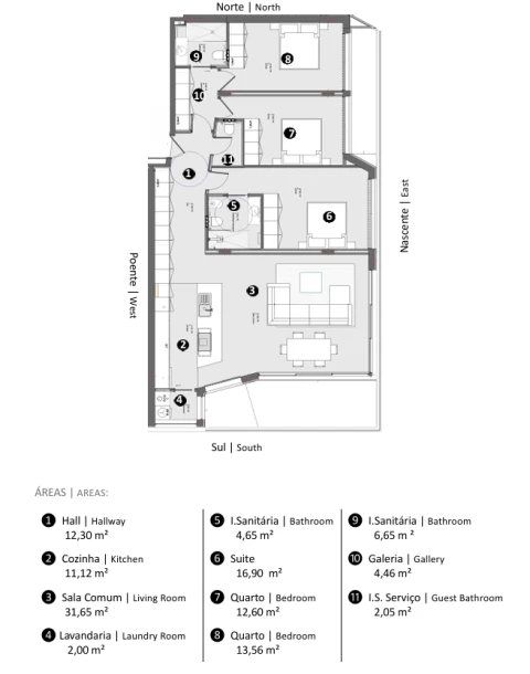 Apartamento T3 para Venda em Santa Maria Maior e Monserrate e Meadela