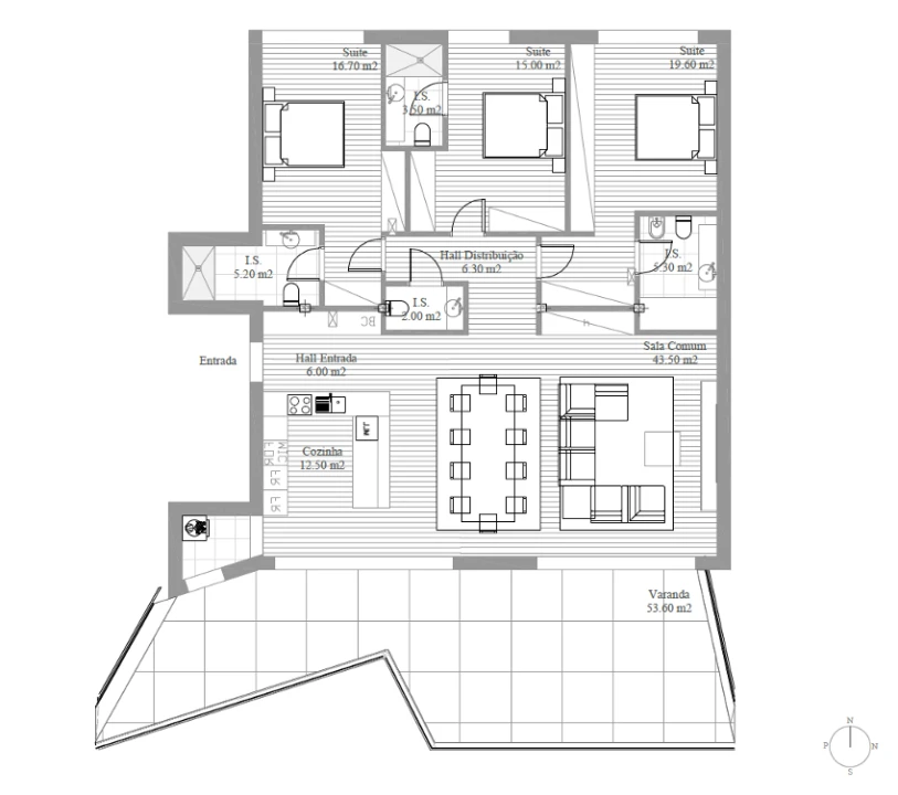 Apartamento T3 para Venda em Santa Maria Maior e Monserrate e Meadela Foto 8