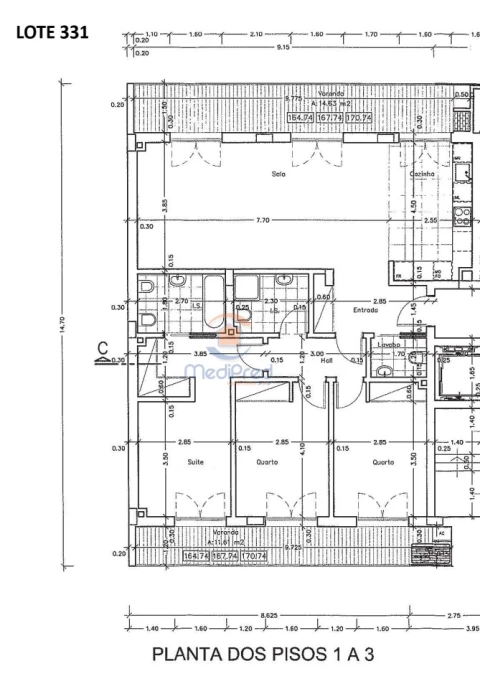 Apartamento T3 para Venda em Santo António dos Cavaleiros e Frielas