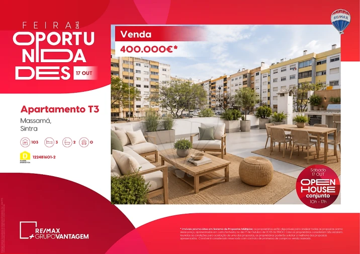 Apartamento T3 para Venda em Massamá e Monte Abraão Foto 33