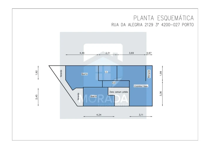 Apartamento T2 para Venda em Paranhos Foto 12