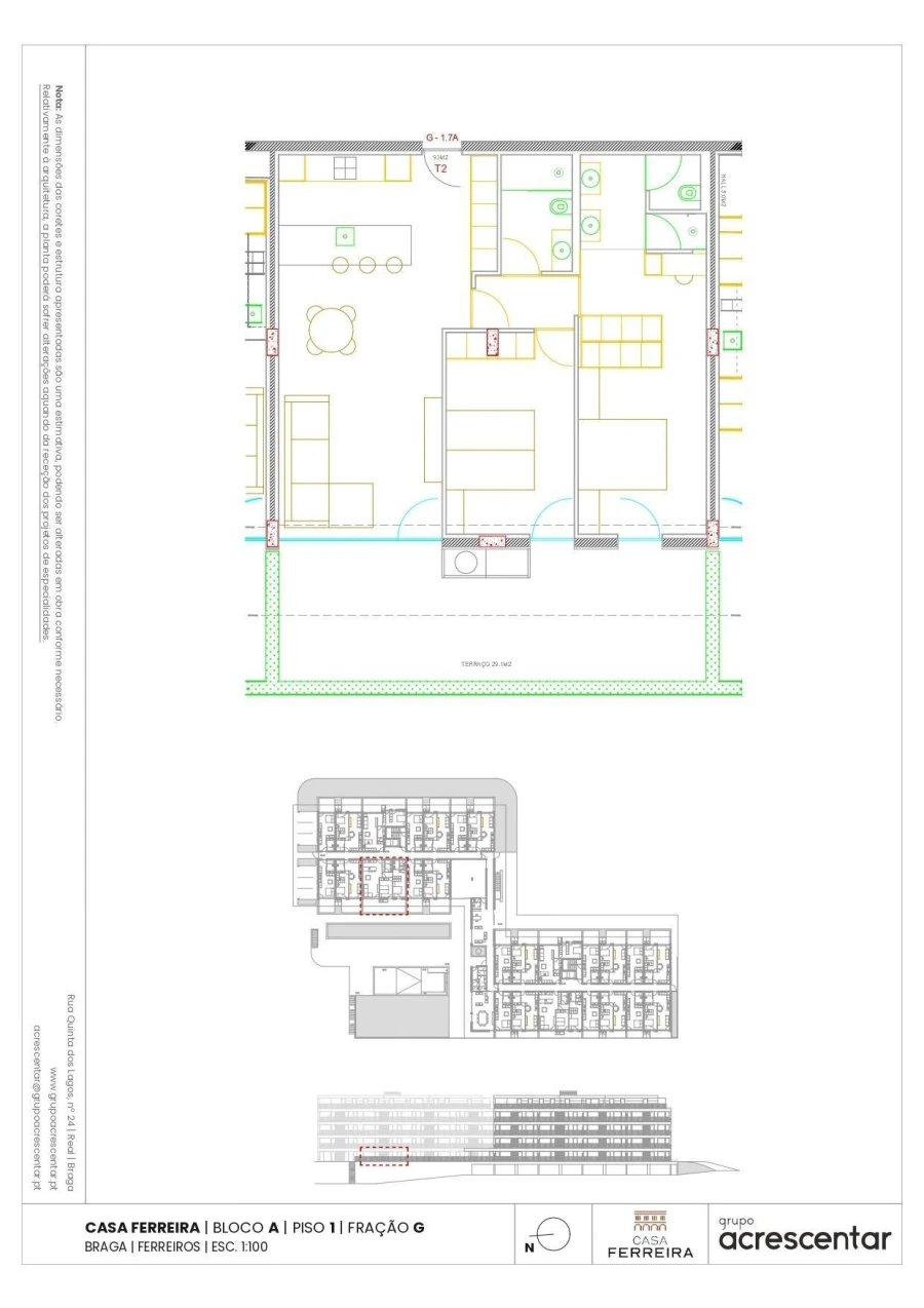 Apartamento T3 para Venda em Ferreiros e Gondizalves Foto 22