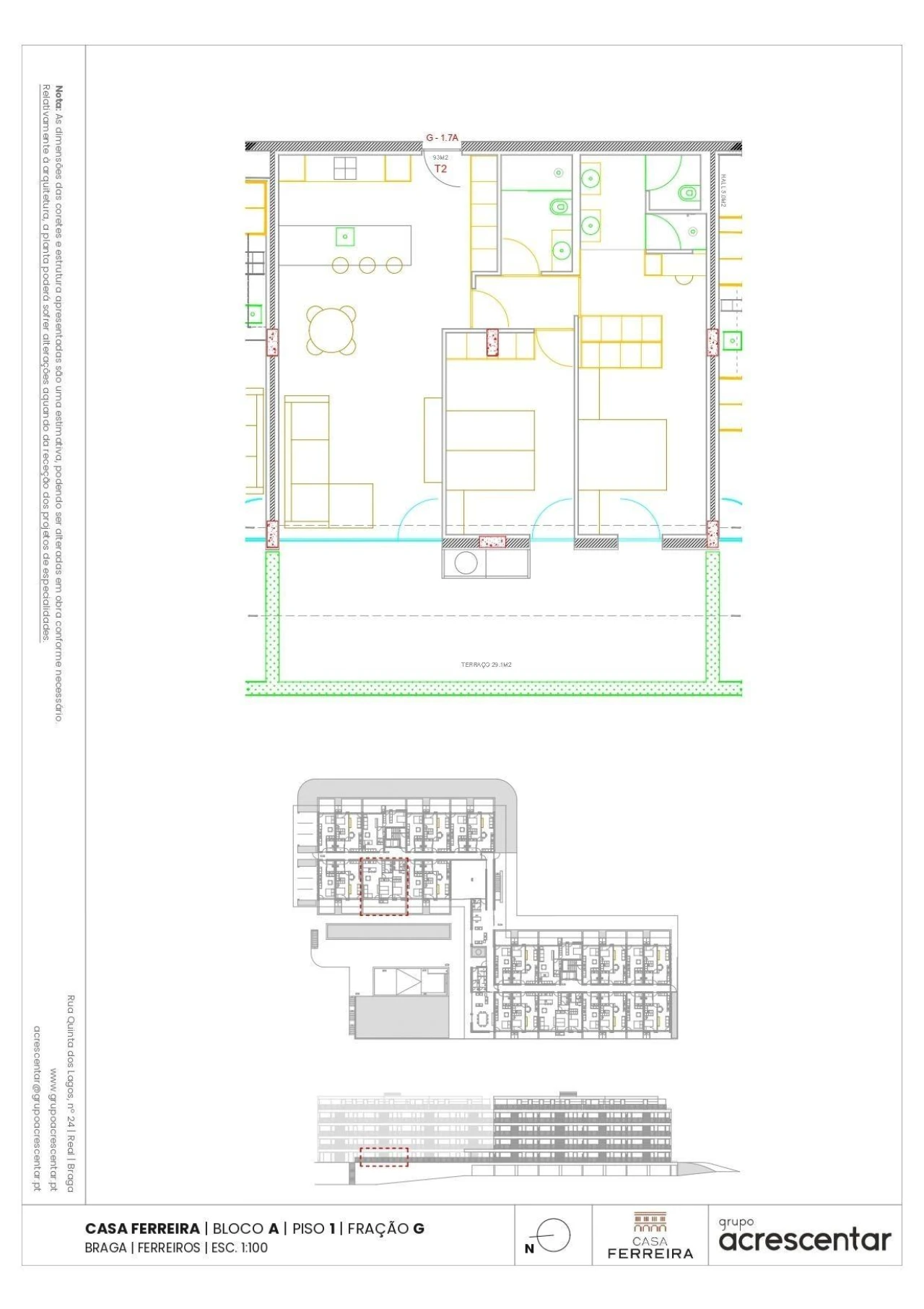 Apartamento T3 para Venda em Ferreiros e Gondizalves Foto 22