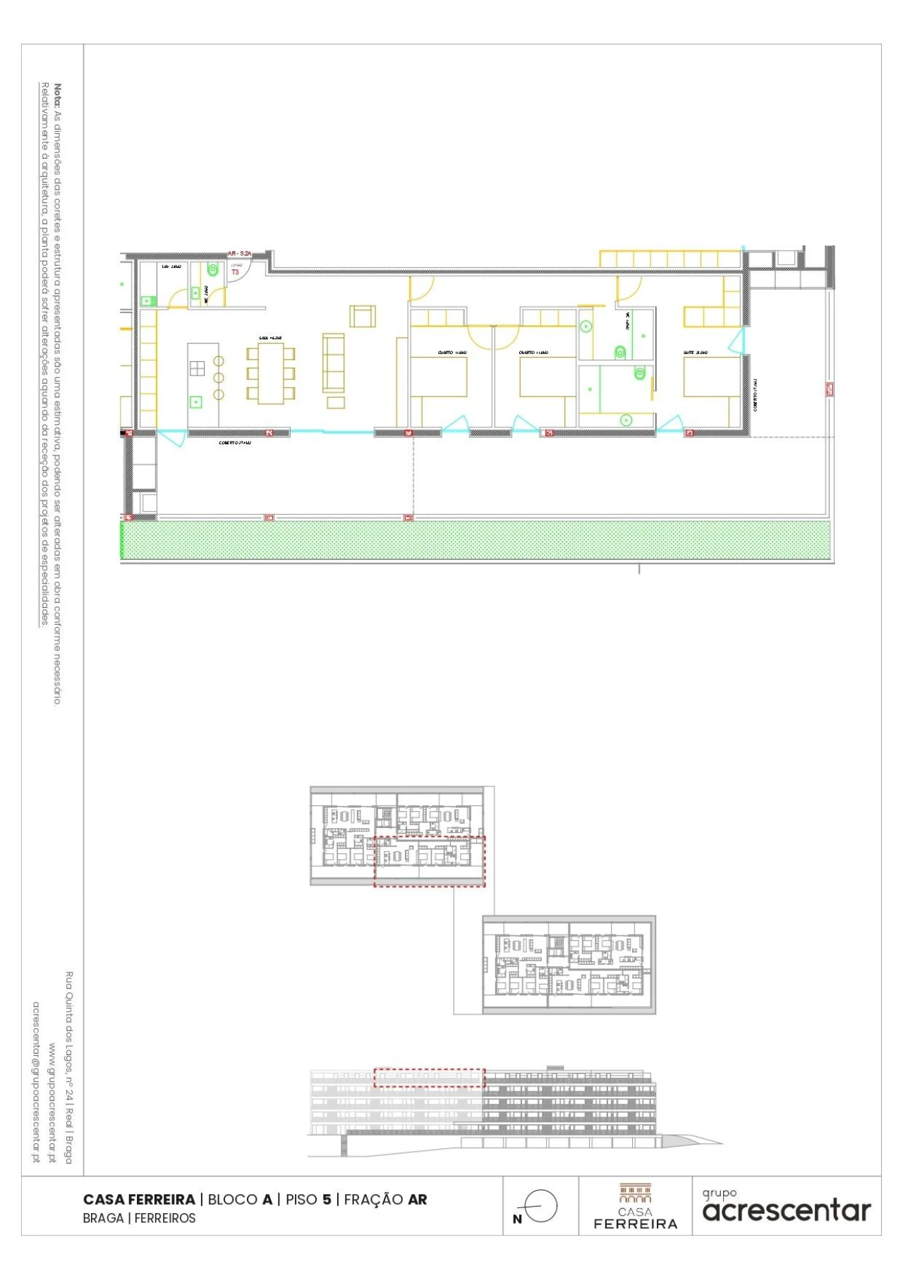 Apartamento T3 para Venda em Ferreiros e Gondizalves Foto 26