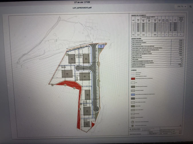 Terreno para Venda em União das Freguesias de Setúbal Planta 1