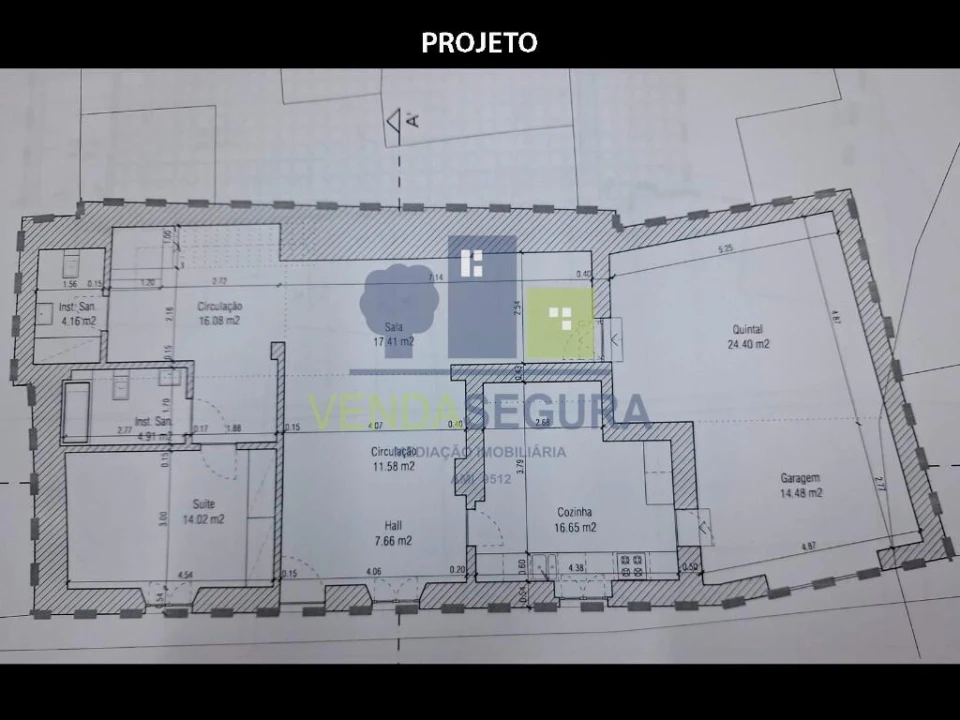 Moradia T3 para Venda em Santo Agostinho e São João Baptista e Santo Amador Planta 2