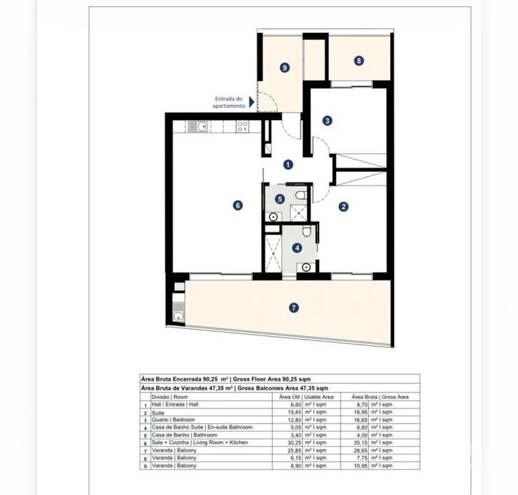 Apartamento T2 para Venda em Portimão Foto 14