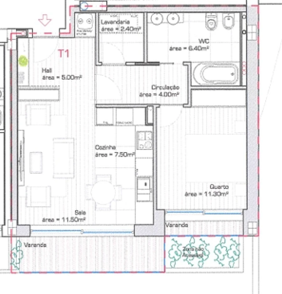 Apartamento T1 para Venda em Matosinhos e Leça da Palmeira Foto 29