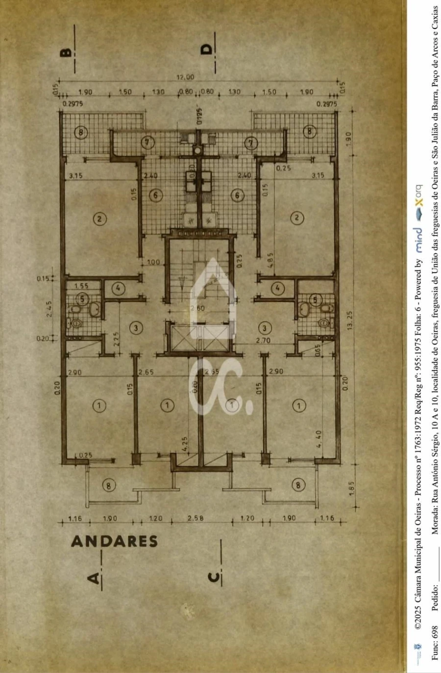 Apartamento T2 para Venda em Oeiras e São Julião da Barra, Paço de Arcos e Caxias Planta 1