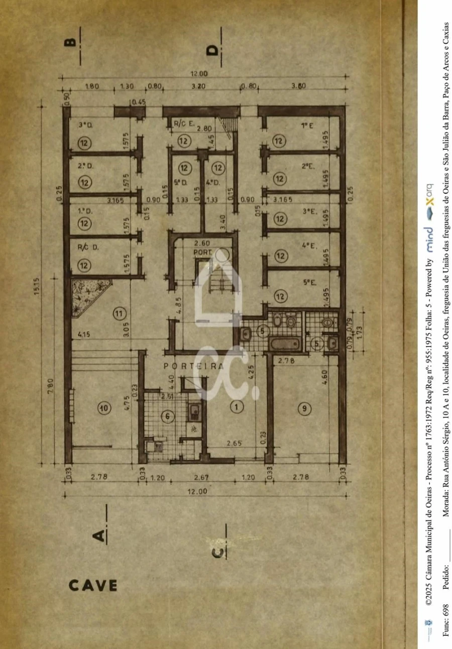 Apartamento T2 para Venda em Oeiras e São Julião da Barra, Paço de Arcos e Caxias Planta 2