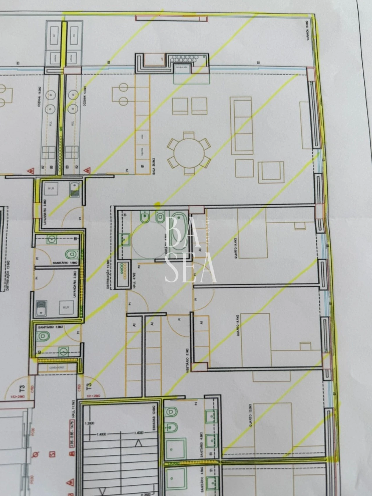 Apartamento T3 para Venda em Real, Dume e Semelhe Planta 3