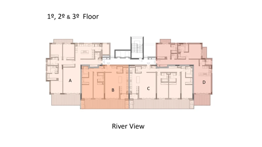Apartamento T2 para Venda em Canidelo Planta 1