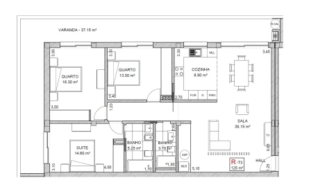 Apartamento T3 para Venda em Loureiro