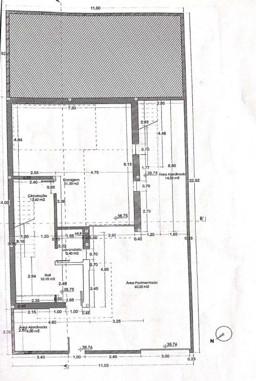 Moradia T4 para Venda em Nossa Sra de Fatima Planta 1