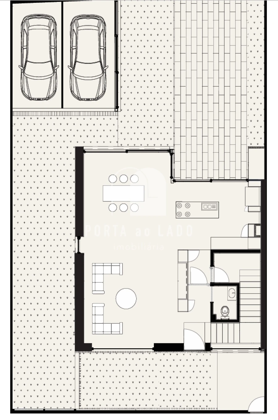 Moradia T4 para Venda em Canidelo Planta 1
