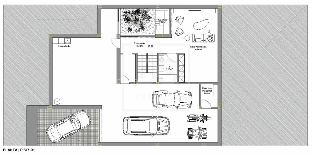 Moradia T3 para Venda em Palmeira Planta 2
